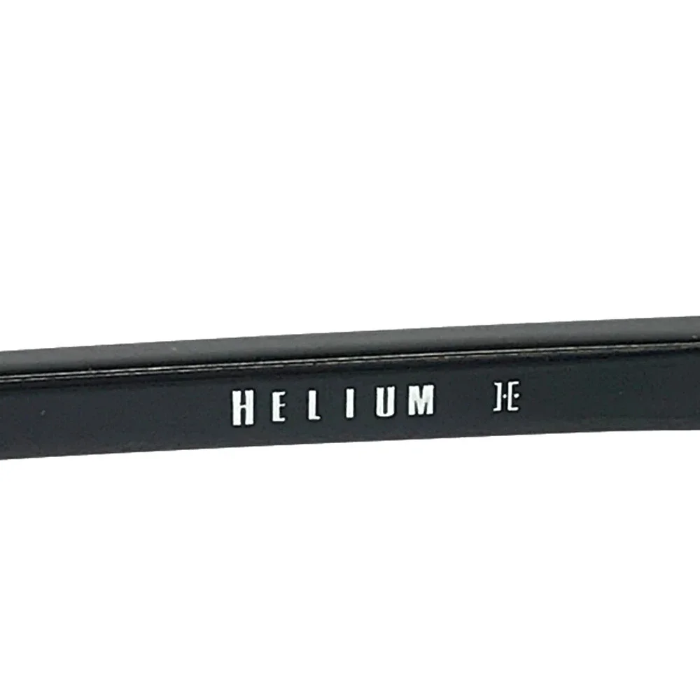Helium Eyeglasses Frames 4347 BLACK/GUN Black Gunmetal Half Rim 52-17-140